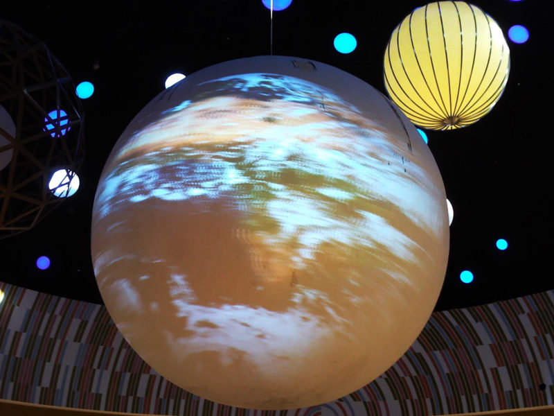 Video Sphere - 3 Boyutlu Projeksiyon Görüntüsü